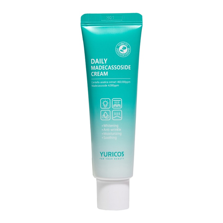 Дневен крем за лице Yuricos Daily Madecassosideс, С екстракт от Centella asiatica, 50 мл