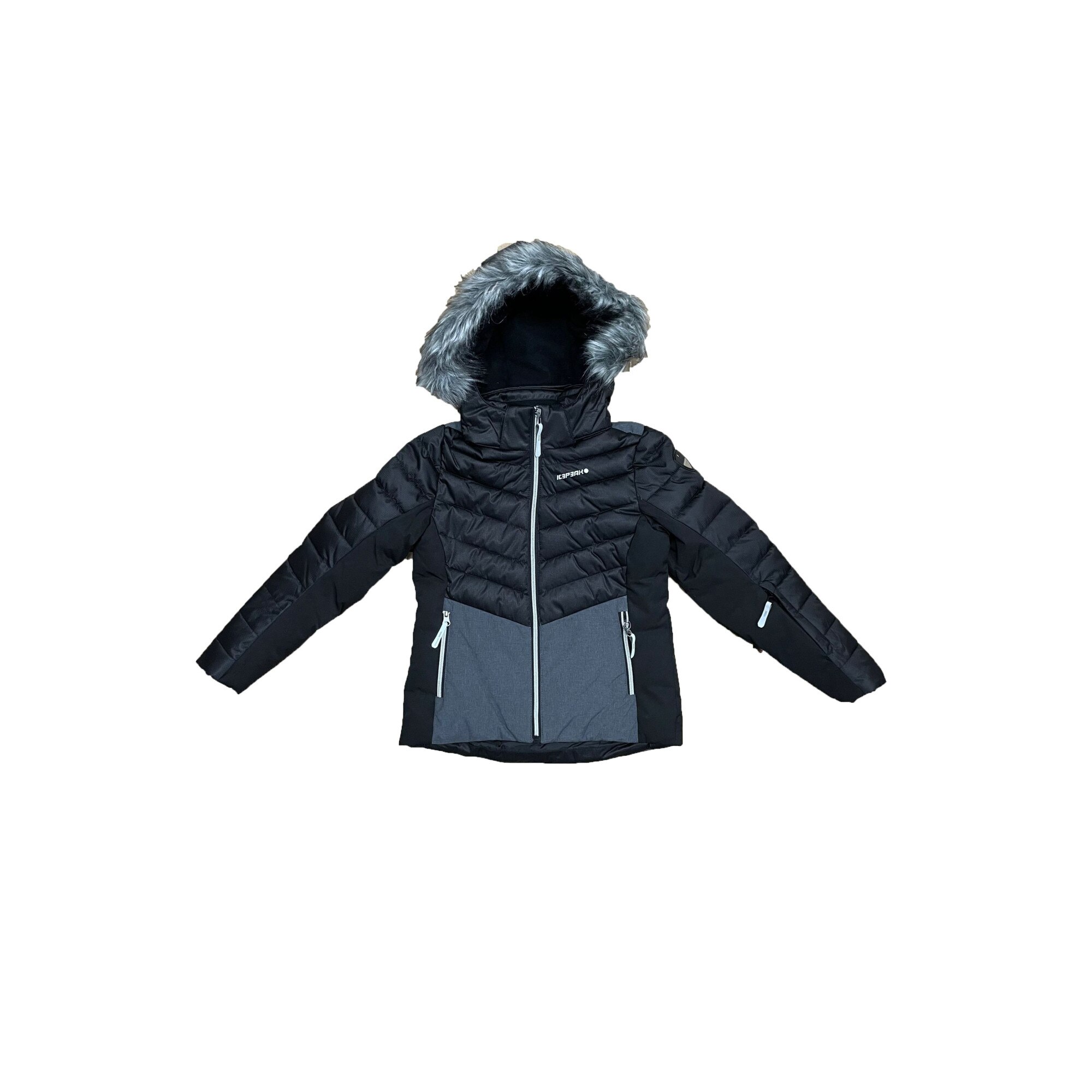 Geaca ski copii, Icepeak, 8-50036512, 128 CM, Negru