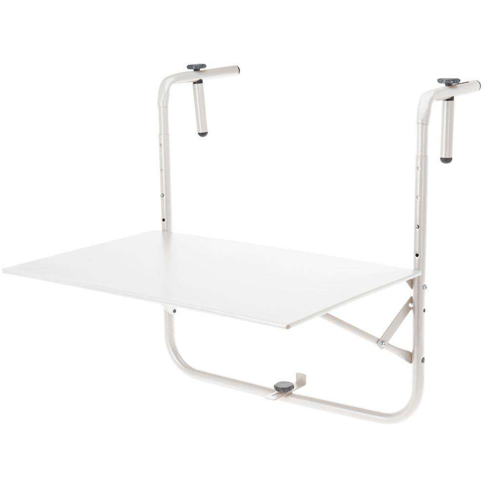 Masa balcon, Ambiance, Pliabila, Metal, Alb