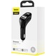 Modulator FM Bluetooth Baseus F40 , CCF40-01, Mp3 Player, AUX, 2 x USB, Afisaj, Negru
