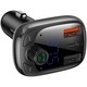 Modulator FM Bluetooth Baseus, MP3 Player, Buton de apel, USB Type-C, MicroSD, 5A, Negru CCTM-B01