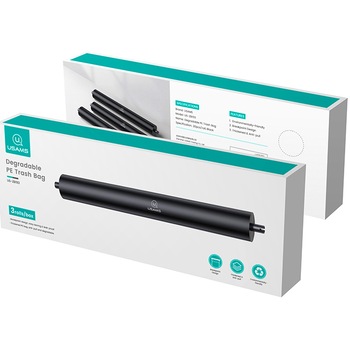 Sac menajer Usams US-ZB193 LJDZB19301, pentru Dispenser Auto US-ZB192 ( 60 buc), Negru Sac menajer Usams US-ZB193 LJDZB19301, pentru Dispenser Auto US-ZB192 ( 60 buc), Negru