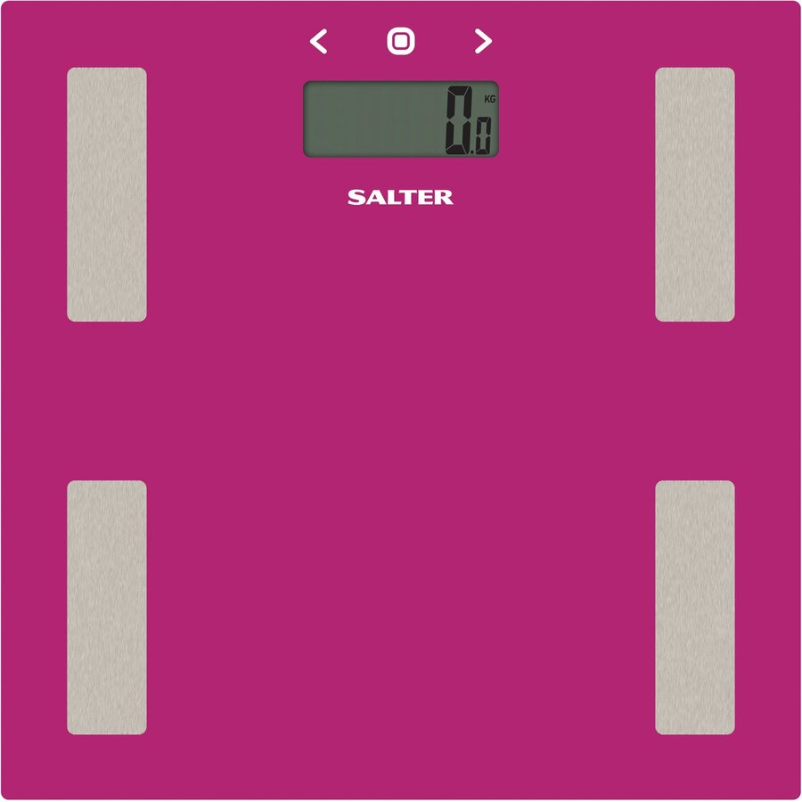 Cantar de persoane Salter 9150PK,180kg, dimensiune 30 x 30 cm, display lcd, Roz