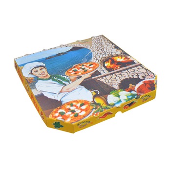 Set Cutii Pizza color 30X30 ,100buc Set Cutii Pizza color 30X30 ,100buc