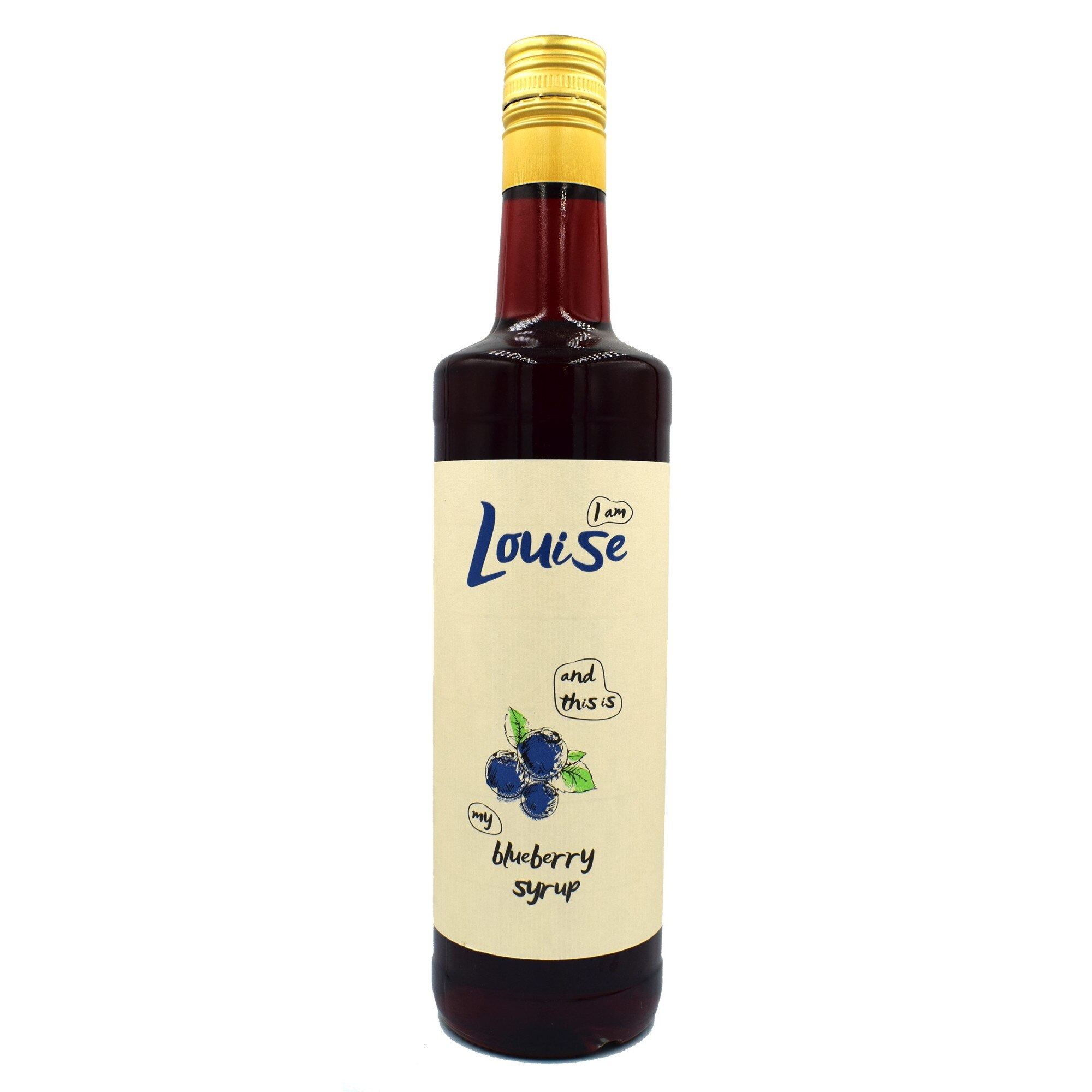 Sirop Louise Blueberry, coacaze natural, 0,7L