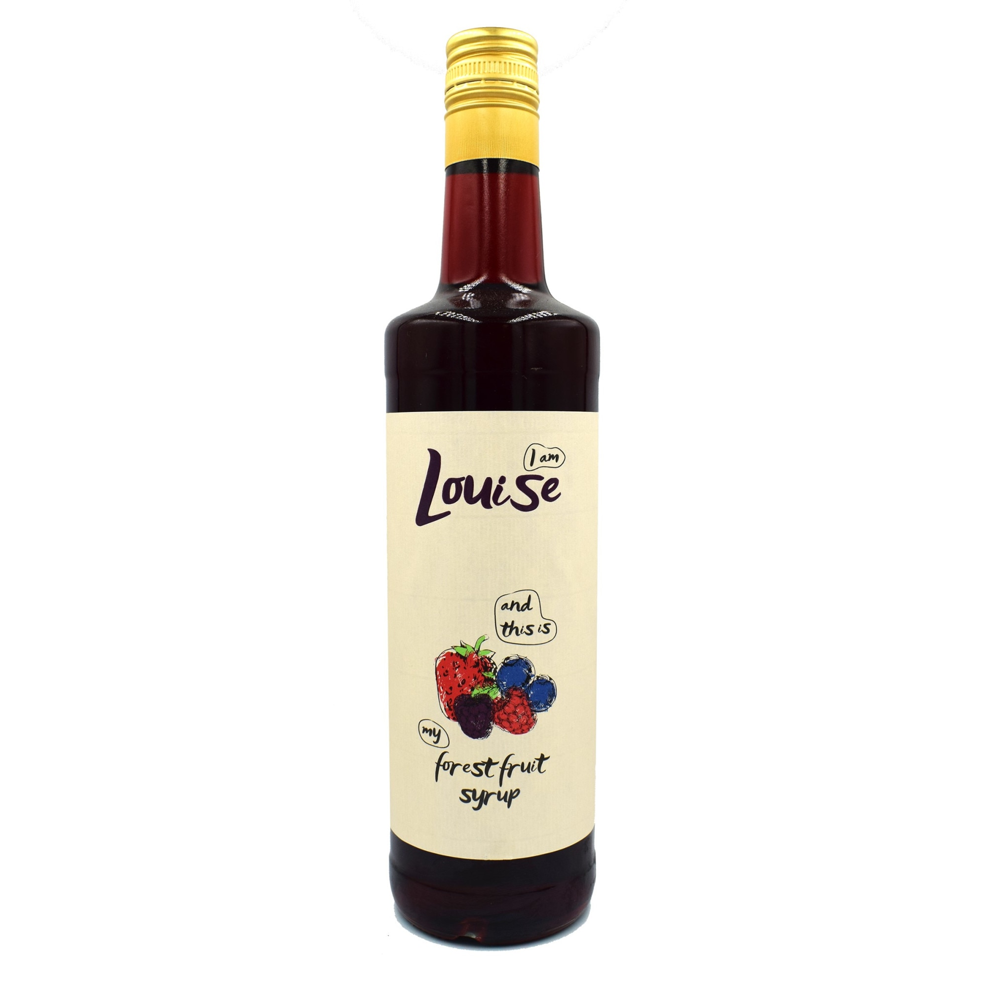 Sirop Louise Forest Fruit, fructe de padure natural, 0,7L