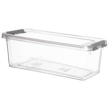 Cutie alimentara cu capac Orion, Plastic, Transparent, 2.1 l Cutie alimentara cu capac Orion, Plastic, Transparent, 2.1 l