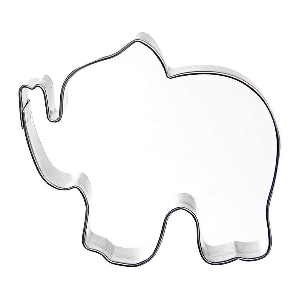 Forma turta dulce, Model elefant, Argintiu