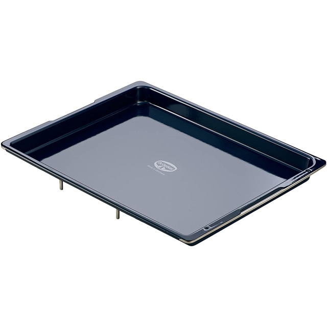 Tava pentru copt 'Back-Liebe Emaille' Dr. Oetker, albastra, 33 x 41 cm