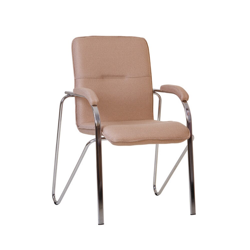 Scaun de vizitator Samba Soft, cadru cromat, bej, stofa ZT-11