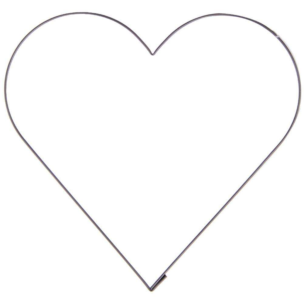 Forma turta dulce, Model inima, Argintiu