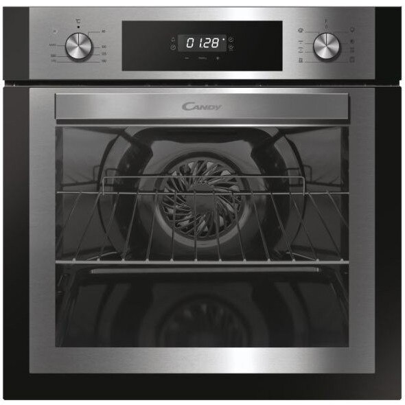 Cuptor incorporabil Candy FCNE635X, Electric, 65 l, 8 functii, Control mecanic, Inox