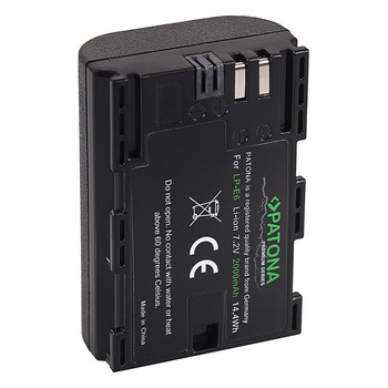 Acumulator PATONA Premium LP-E6, 2000mAh, pentru Canon EOS 5D MARK II, EOS 5D MARK III, EOS 5D MARK IV, EOS 6D, EOS 6D MARK II, EOS 60D, EOS 7D, EOS 7D MARK II, EOS 70D, EOS 80D, EOS 90D EOS R Acumulator PATONA Premium LP-E6, 2000mAh, pentru Canon EOS 5D MARK II, EOS 5D MARK III, EOS 5D MARK IV, EOS 6D, EOS 6D MARK II, EOS 60D, EOS 7D, EOS 7D MARK II, EOS 70D, EOS 80D, EOS 90D EOS R