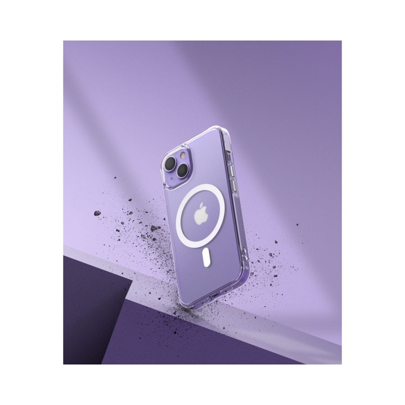 Husa Transparenta MagSafe, Alfalinux, compatibila cu Apple iPhone 14