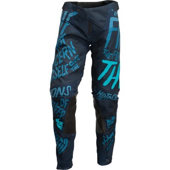 Pantaloni cross/atv dama Thor Pulse Racewear Counting Sheep, culoare bleumarin/turcoaz, marime L Pantaloni cross/atv dama Thor Pulse Racewear Counting Sheep, culoare bleumarin/turcoaz, marime L