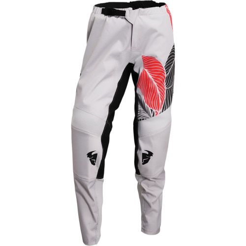 Pantaloni cross/atv dama Thor Pulse Racewear Urth, culoare alb/negru, marime 2XL
