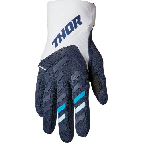 Manusi atv/cross dame Thor Spectrum, culoare bleumarin/alb, marime XL