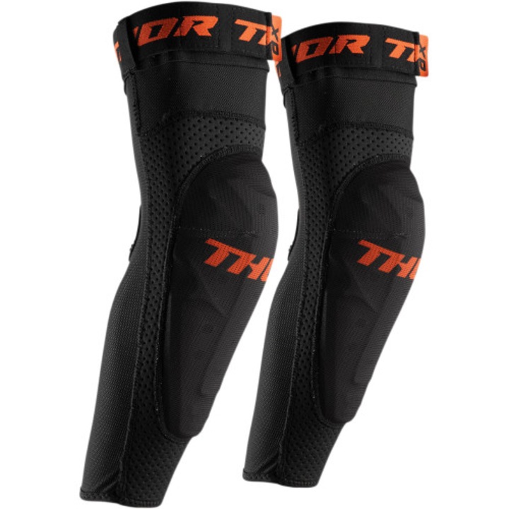 Set cotiere Thor XP Elbow Guard, culoare negru/portocaliu, marime S/M