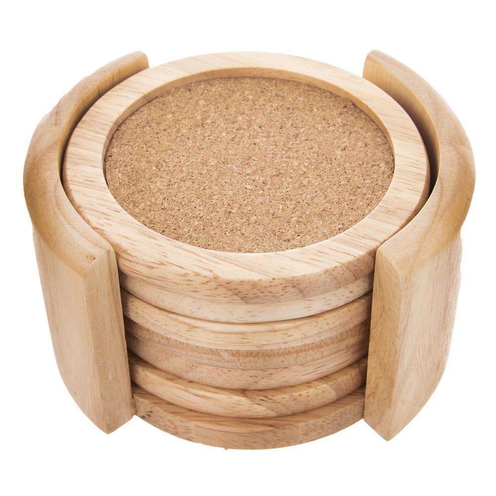 Set 6 suporturi cani, Orion, 9.5x1 cm, Maro