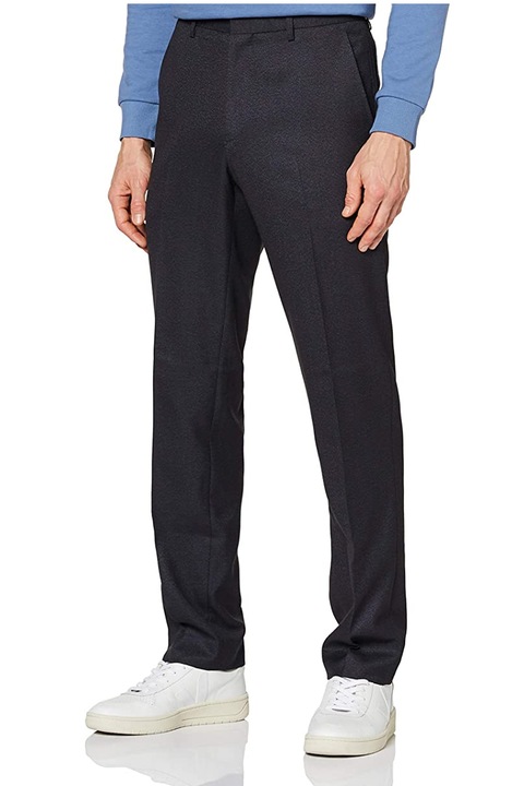 Pantaloni formali pentru bărbați Find, Slim fit, Albastru inchis