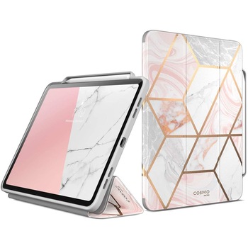 Husa Book Cover Supcase i-Blason Cosmo Pen pentru iPad Pro 11 (2018), Termopoliuretan, Roz Husa Book Cover Supcase i-Blason Cosmo Pen pentru iPad Pro 11 (2018), Termopoliuretan, Roz