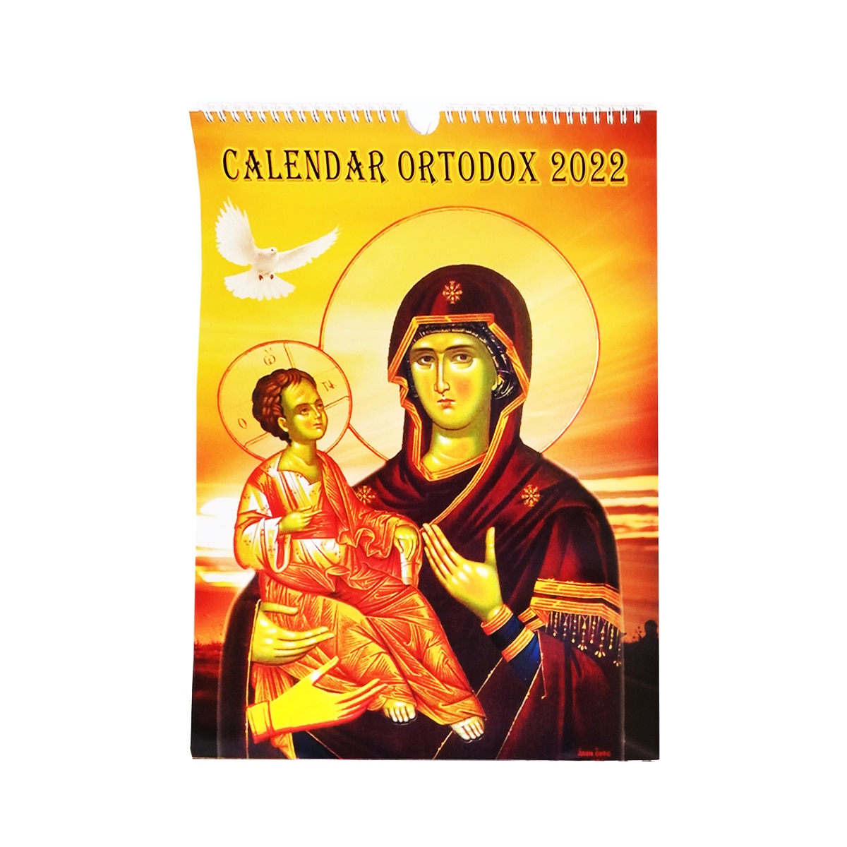 Calendar de Perete Crestin Ortodox, 2022, 420x300mm, cu icoane