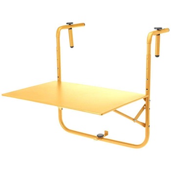 Masa balcon, Ambiance, Pliabila, Metal, Galben Masa balcon, Ambiance, Pliabila, Metal, Galben