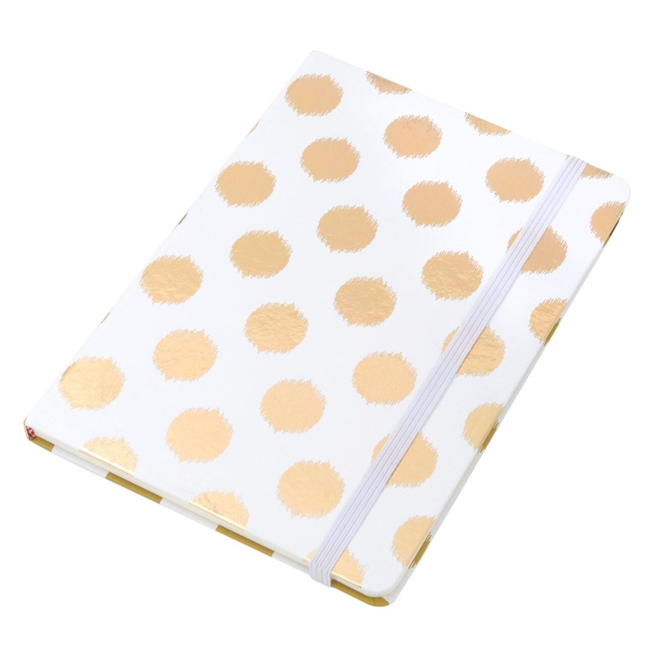 Agenda pentru notite, Zola®, A5, model cu buline aurii, 80 file