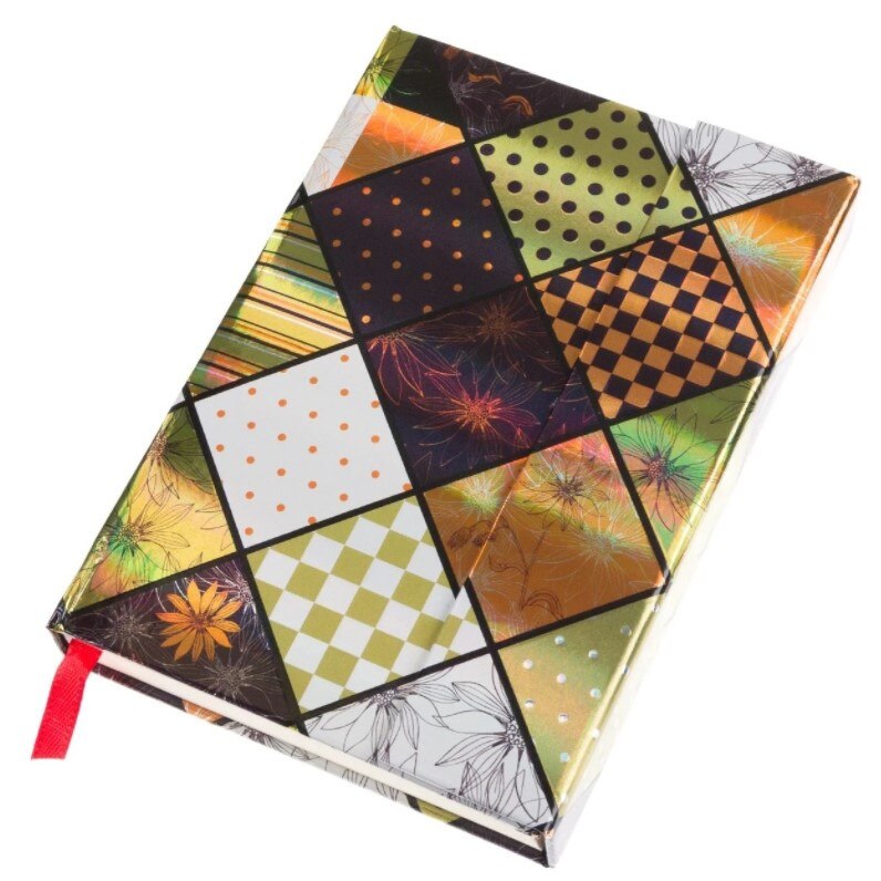 Agenda pentru notite, Zola®, A6, model triungiuri, inchidere magnetica, 144 file