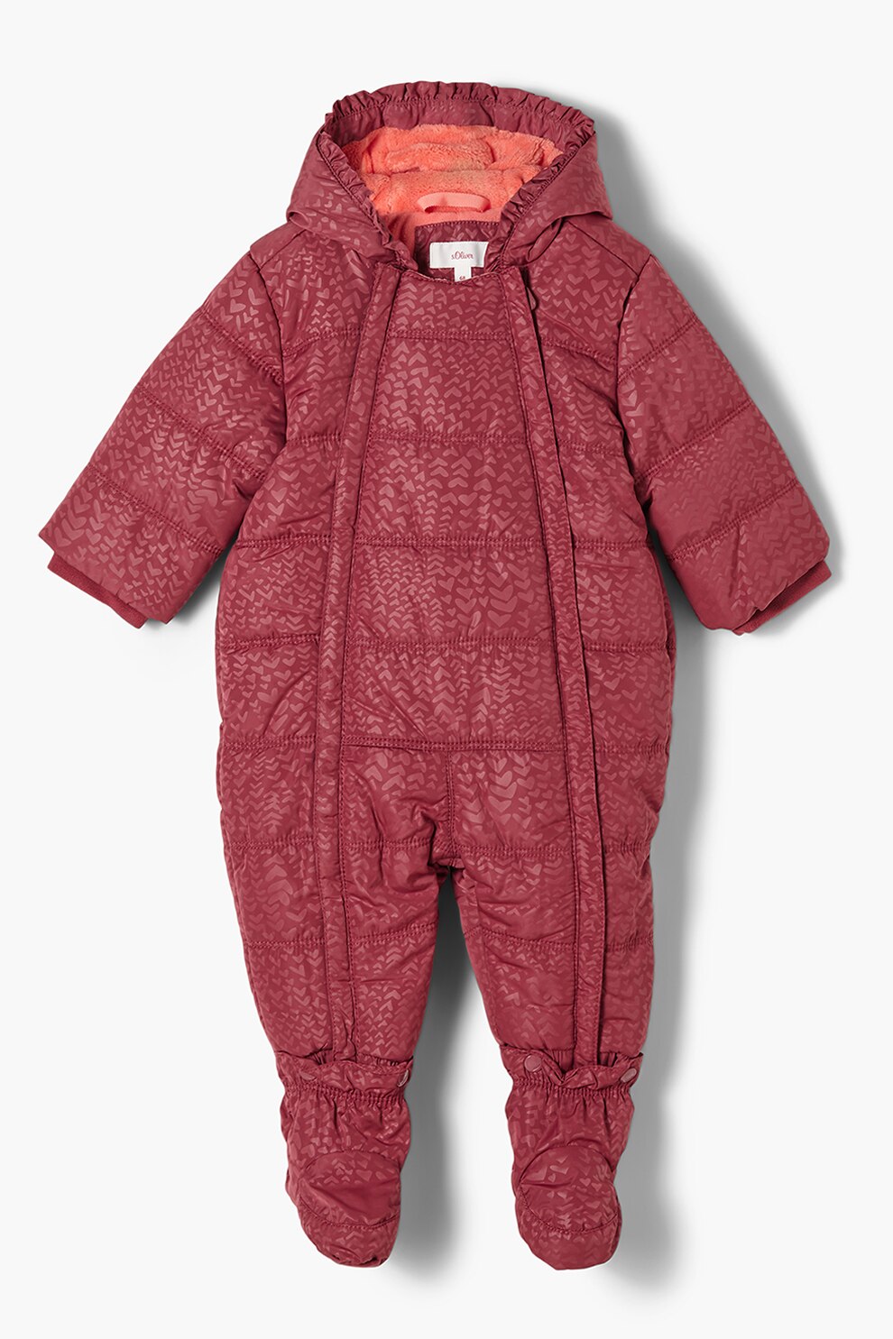 s.Oliver, Salopeta cu botosei si aspect matlasat, Rosu stins