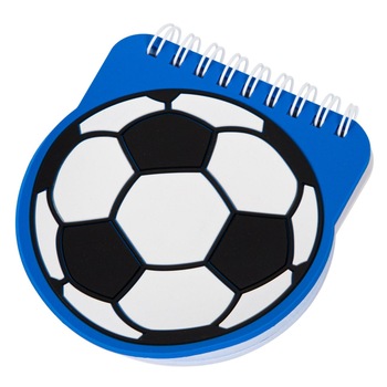 Agenda pentru notite, Zola®, model minge fotbal, 60 file, 11x10 cm Agenda pentru notite, Zola®, model minge fotbal, 60 file, 11x10 cm
