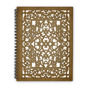 Agenda Lemn Decupata A5 80 file - Brancovenesc Agenda Lemn Decupata A5 80 file - Brancovenesc