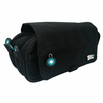 Penar 5 compartimente Bits&Bobs, material textil, negru Penar 5 compartimente Bits&Bobs, material textil, negru