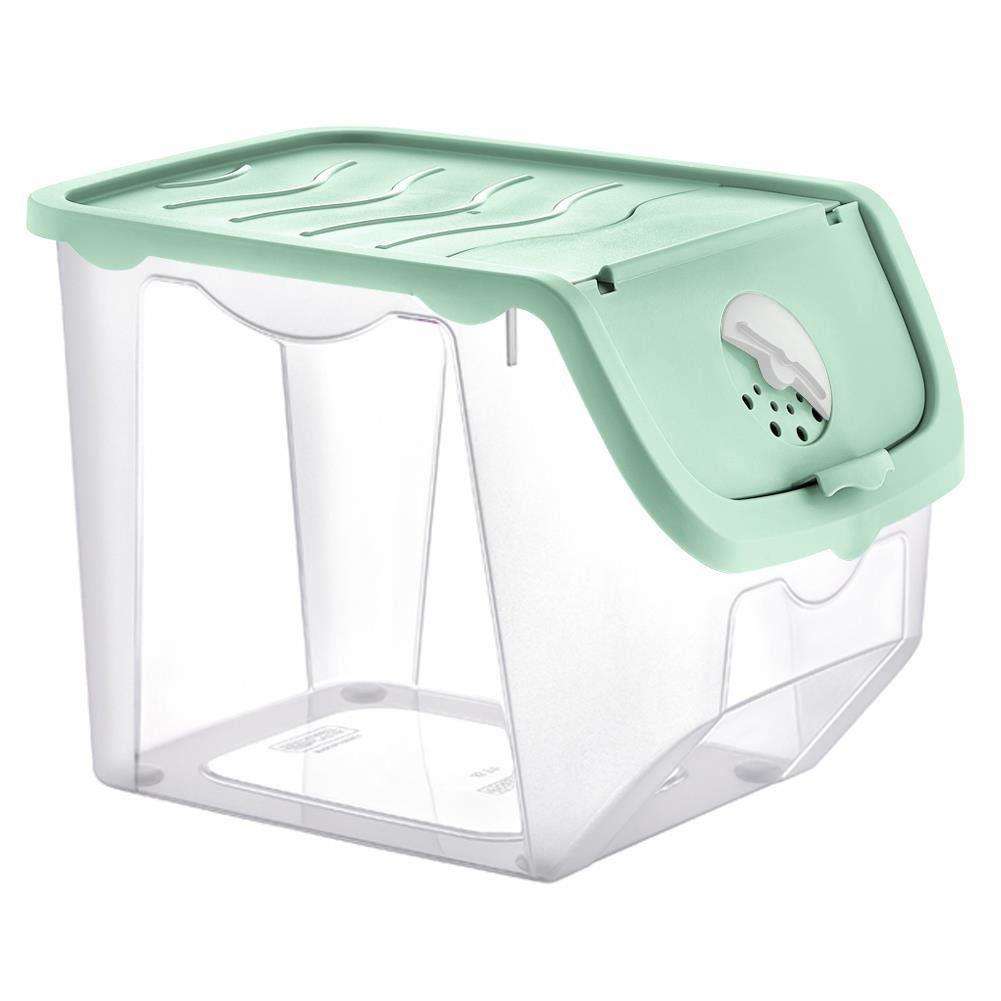 Recipient din plastic pentru legume/fructe Orion, 12 l, Verde