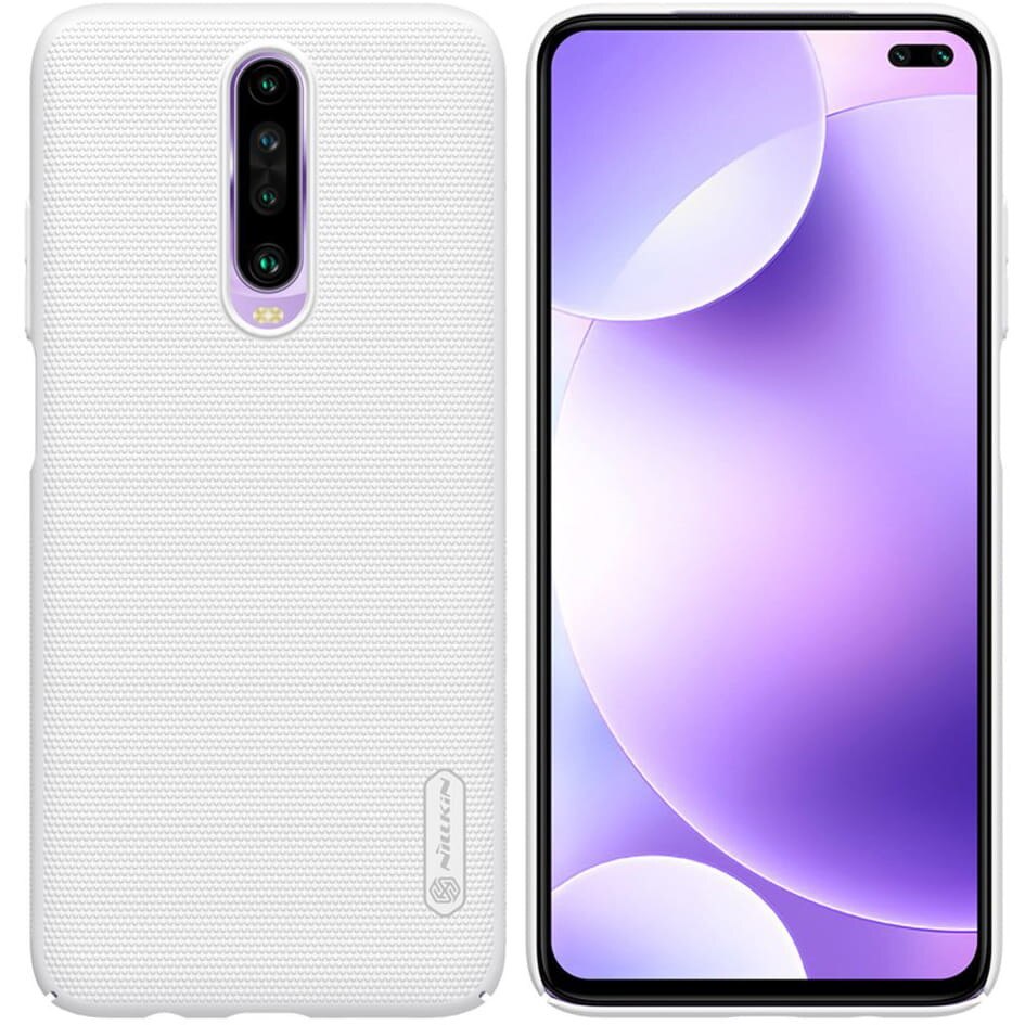 Carcasa Nillkin Frosted pentru Xiaomi Poco X2/Redmi K30, Policarbonat, Alb