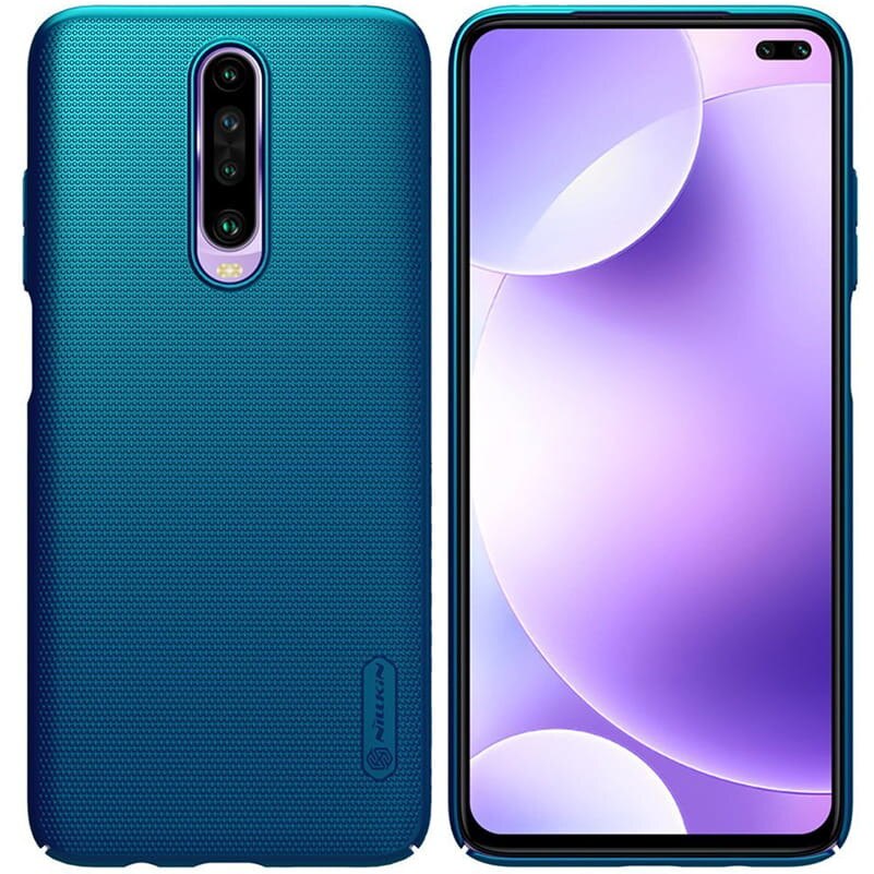 Carcasa Nillkin Frosted pentru Xiaomi Poco X2/Redmi K30, Policarbonat, Albastru