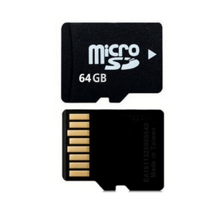 MicroSD карта, Lipa, 64 GB, Черна