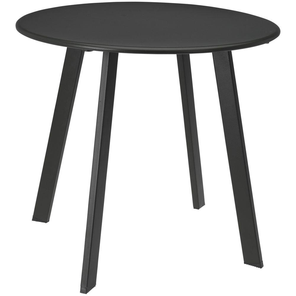 Masa de cafea, Ambiance, Metal, Negru, 50 cm