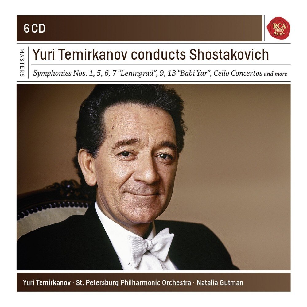 Yuri Temirkanov-Yuri Termirkanov Conducts Shostakovitch-6CD