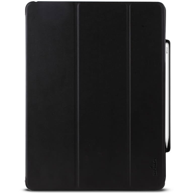 Husa PURO Zeta Pro pentru iPad Pro 11 2018/2020 / iPad Air 4th Gen 2020, Piele ecologica, Negru