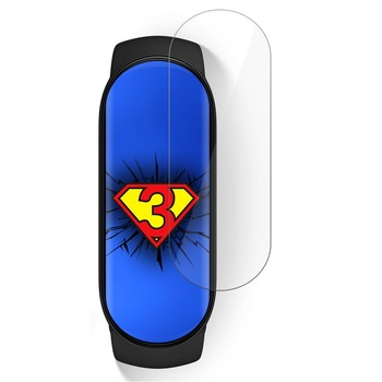 Folie protectoare 3mk, sticla, ceas Xiaomi Mi Band 6, 3 buc. Folie protectoare 3mk, sticla, ceas Xiaomi Mi Band 6, 3 buc.