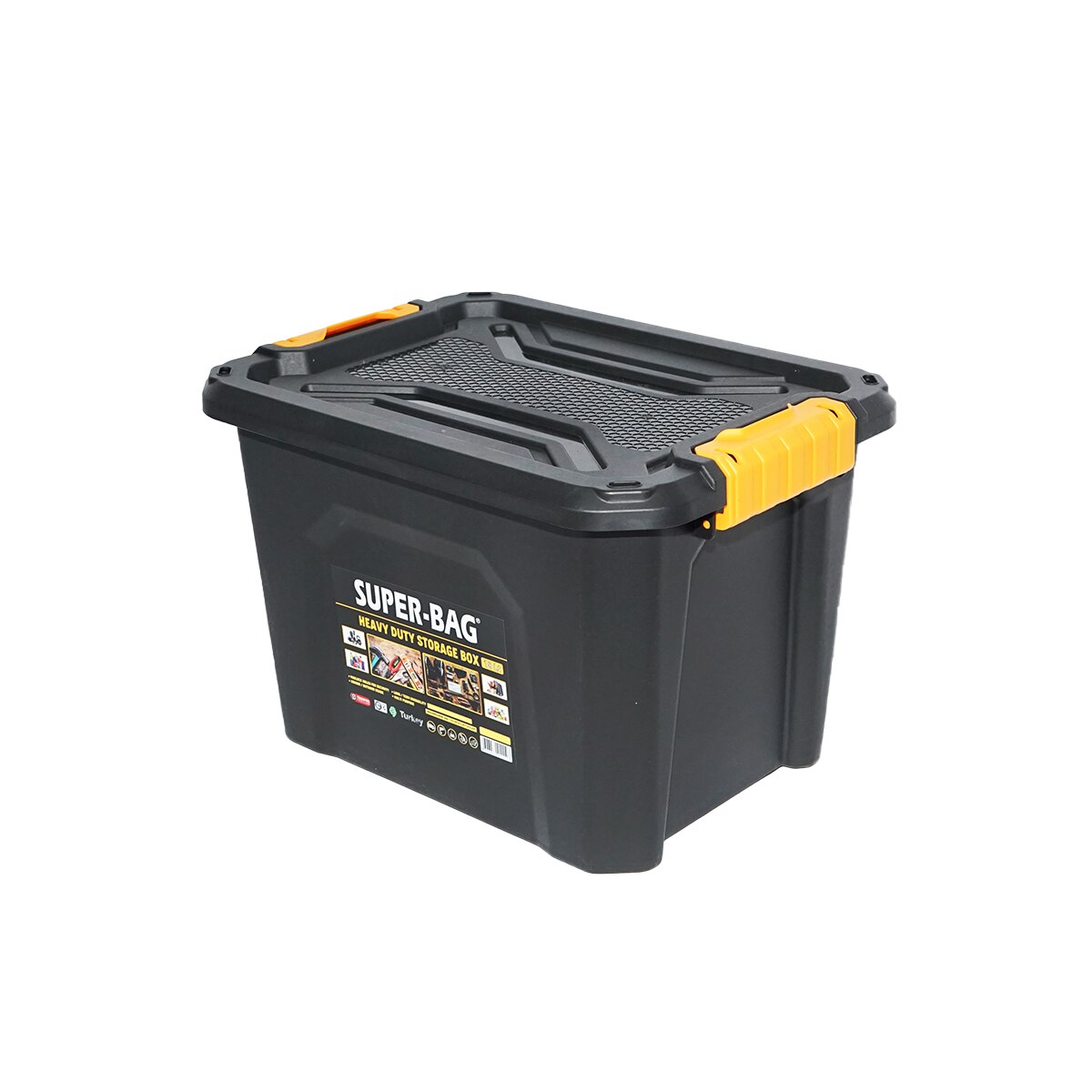 Cutie depozitare cu capac pentru sarcini grele 18L 385x295x260mm