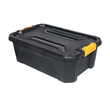 Cutie depozitare cu capac pentru sarcini grele 30L 580x380x200mm Cutie depozitare cu capac pentru sarcini grele 30L 580x380x200mm