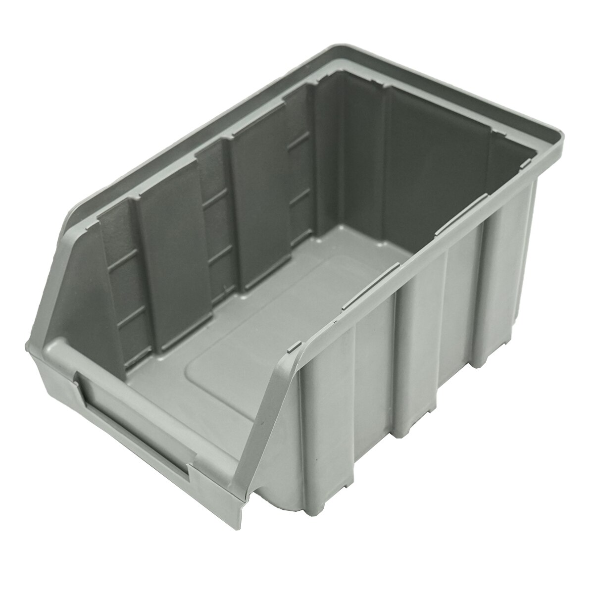 Cutie plastic depozitare 130x215x120mm gri