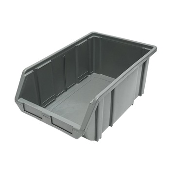 Cutie plastic depozitare 226x390x167mm gri Cutie plastic depozitare 226x390x167mm gri