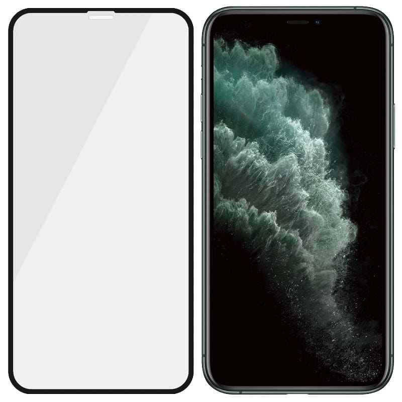 Folie sticla protectie PanzerGlass, Compatibil Apple iPhone 11 Pro Max, Xs Max, Negru