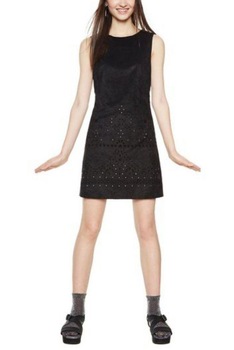 Rochie Dama, Desigual-Vest Gerty, Negru, 42 Rochie Dama, Desigual-Vest Gerty, Negru, 42