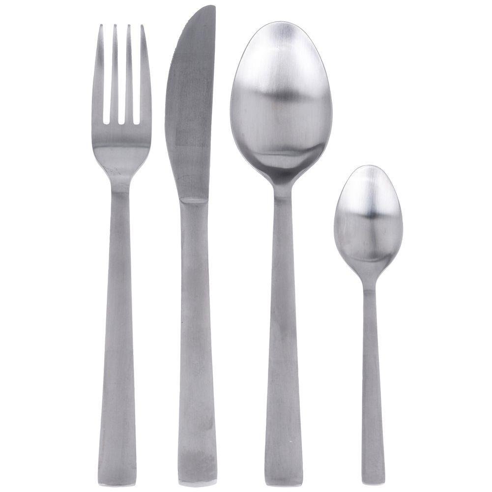 Set 16 tacamuri, Excellent Houseware, Inox satinat, Argintiu