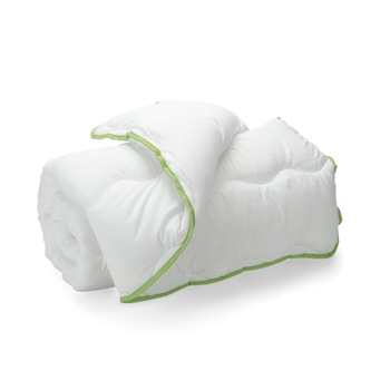 Pilota Deco green tea v2, microfibre softdream poliester 100%, microfibre wellsleep poliester 100%, 140 x 200 cm, alb Pilota Deco green tea v2, microfibre softdream poliester 100%, microfibre wellsleep poliester 100%, 140 x 200 cm, alb