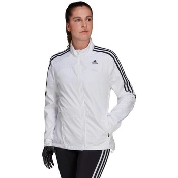 Jacheta adidas Marathon 3 Stripes GK606125234 25234, Alb Jacheta adidas Marathon 3 Stripes GK606125234 25234, Alb